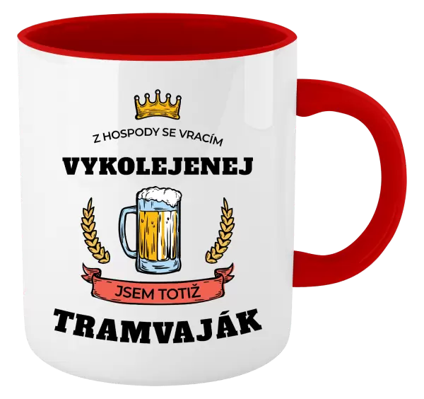 Hrnek Z hospody se vracím - Tramvaják