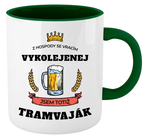 Hrnek Z hospody se vracím - Tramvaják