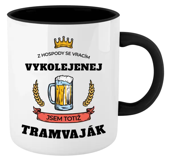 Hrnek Z hospody se vracím - Tramvaják