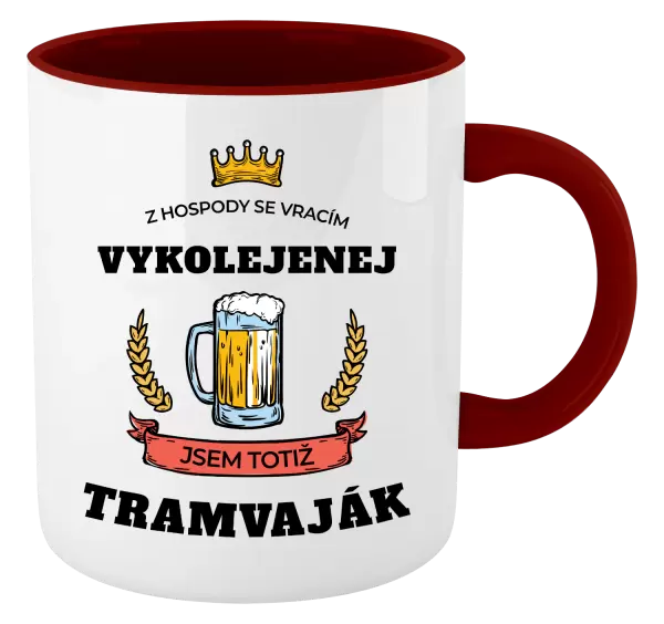 Hrnek Z hospody se vracím - Tramvaják