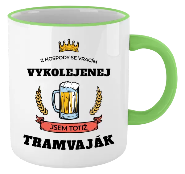 Hrnek Z hospody se vracím - Tramvaják