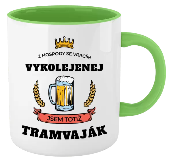 Hrnek Z hospody se vracím - Tramvaják