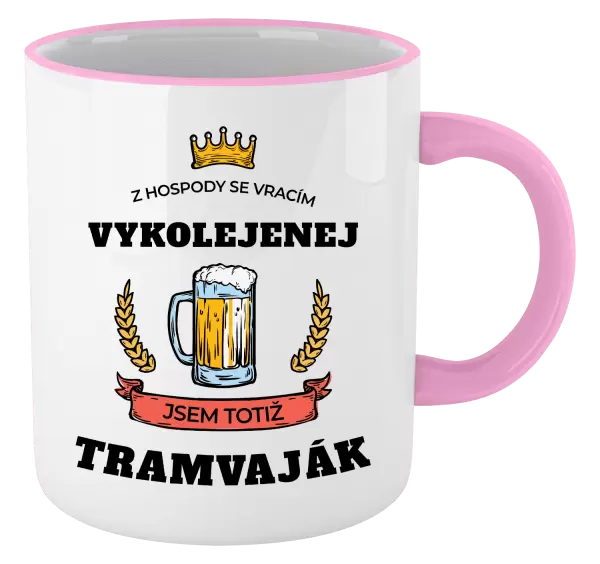 Hrnek Z hospody se vracím - Tramvaják