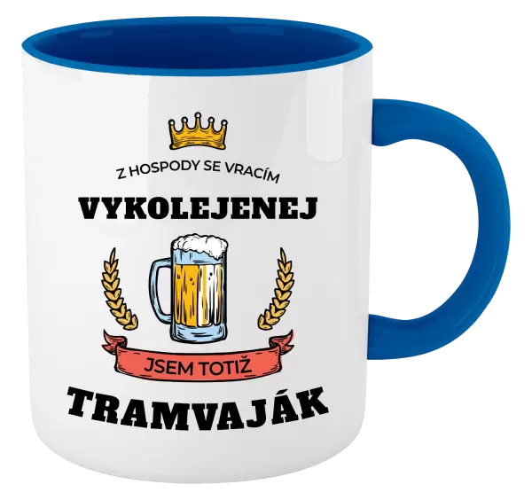 Hrnek Z hospody se vracím - Tramvaják