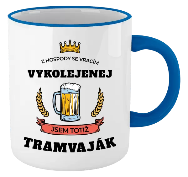 Hrnek Z hospody se vracím - Tramvaják