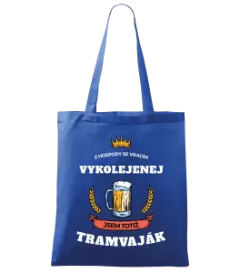Látková taška Z hospody se vracím - Tramvaják