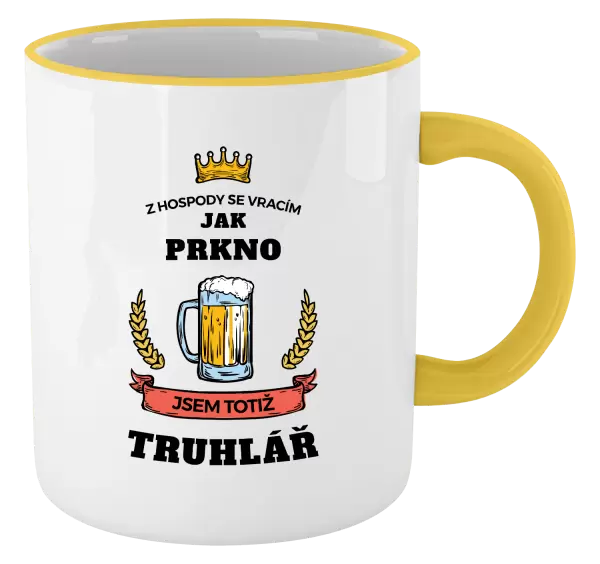 Hrnek Z hospody se vracím - Truhlář