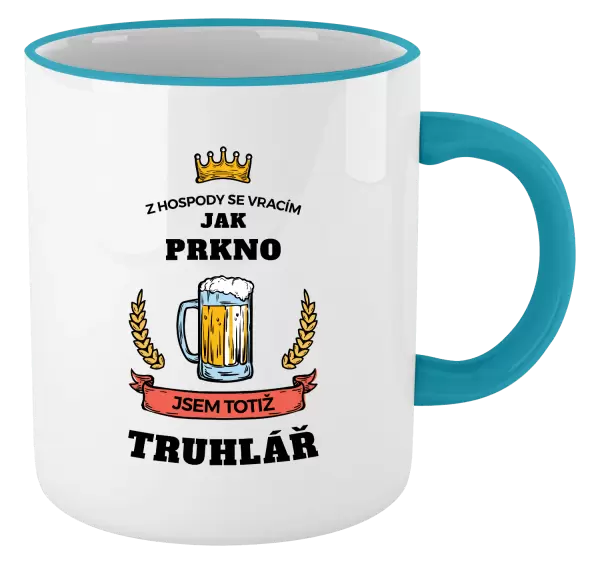 Hrnek Z hospody se vracím - Truhlář