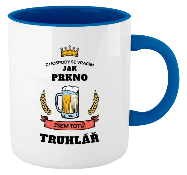 Hrnek Z hospody se vracím - Truhlář