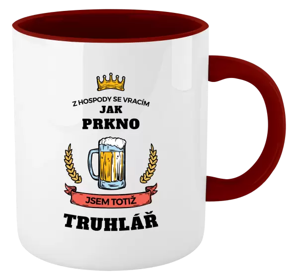 Hrnek Z hospody se vracím - Truhlář