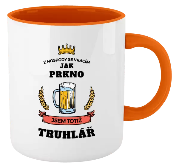 Hrnek Z hospody se vracím - Truhlář