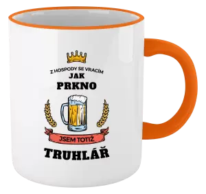 Hrnek Z hospody se vracím - Truhlář