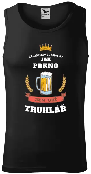 Pánské tílko Z hospody se vracím - Truhlář