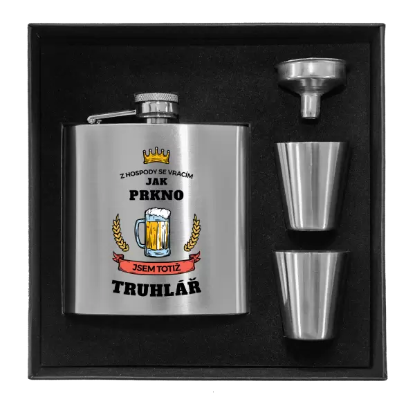 Placatka v krabičce Z hospody se vracím - Truhlář