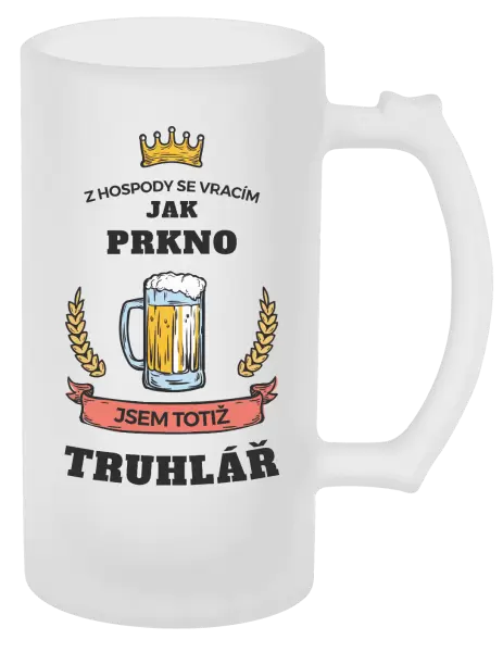 Půllitr Z hospody se vracím - Truhlář
