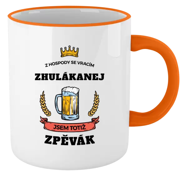 Hrnek Z hospody se vracím - Zpěvák