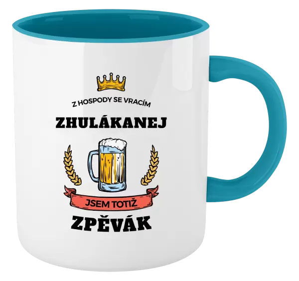 Hrnek Z hospody se vracím - Zpěvák