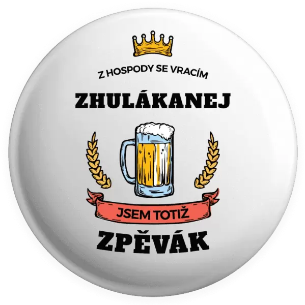 Placka Z hospody se vracím - Zpěvák