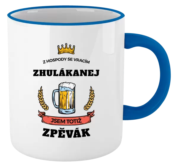 Hrnek Z hospody se vracím - Zpěvák