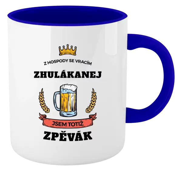 Hrnek Z hospody se vracím - Zpěvák