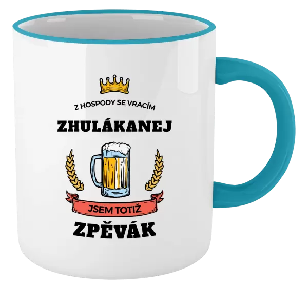 Hrnek Z hospody se vracím - Zpěvák