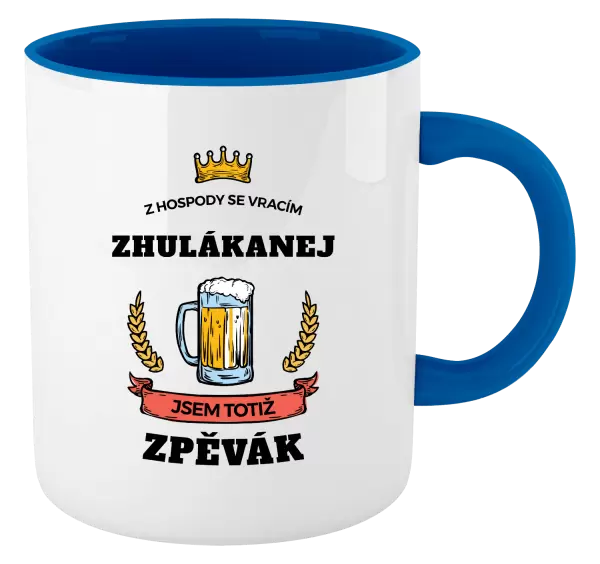 Hrnek Z hospody se vracím - Zpěvák
