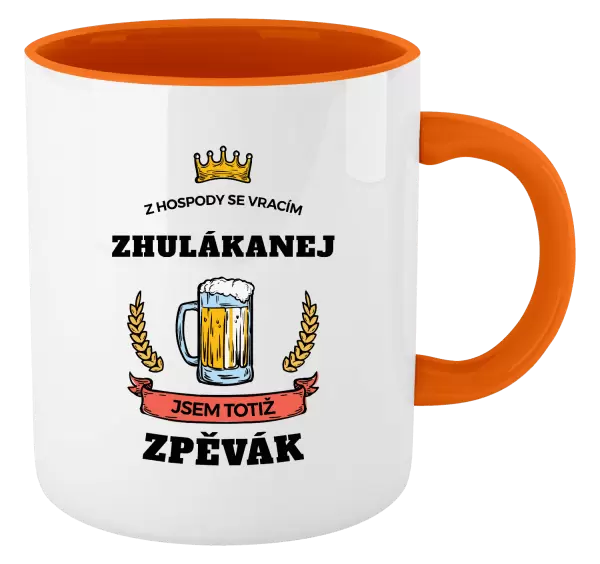 Hrnek Z hospody se vracím - Zpěvák