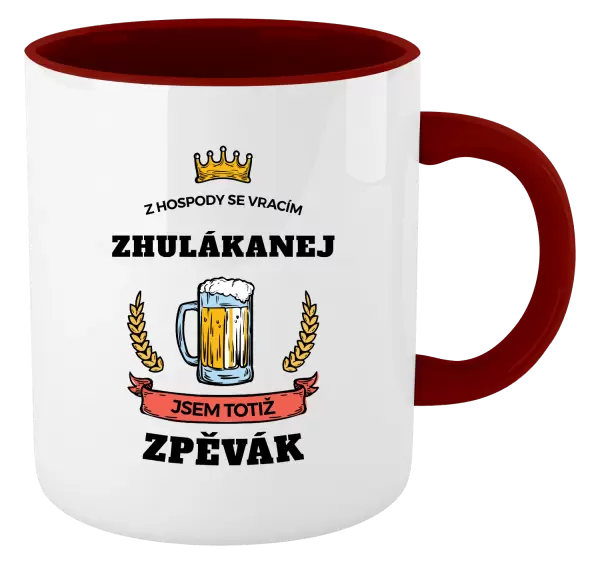 Hrnek Z hospody se vracím - Zpěvák