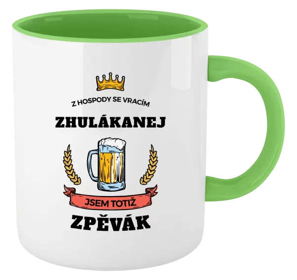 Hrnek Z hospody se vracím - Zpěvák