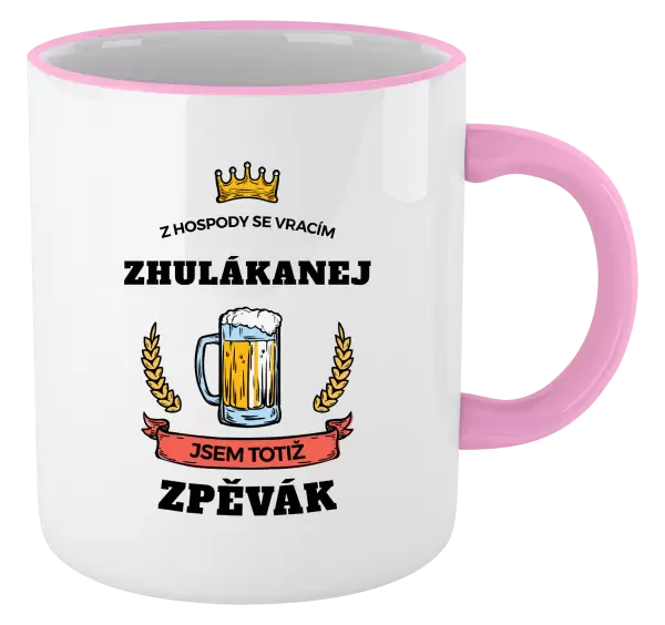 Hrnek Z hospody se vracím - Zpěvák