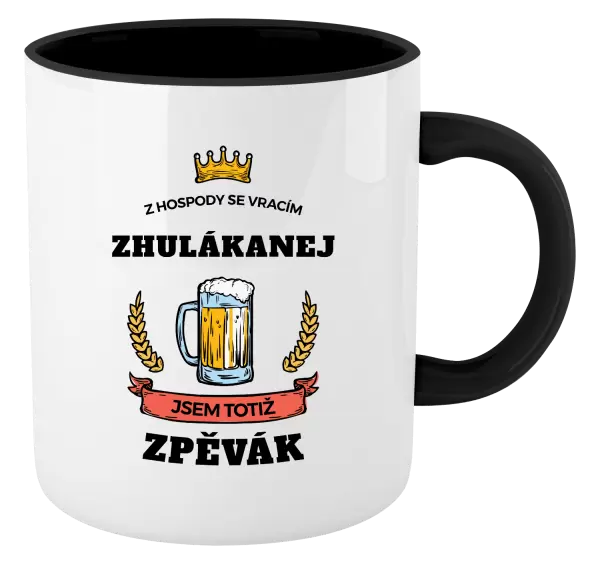 Hrnek Z hospody se vracím - Zpěvák