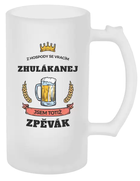 Půllitr Z hospody se vracím - Zpěvák