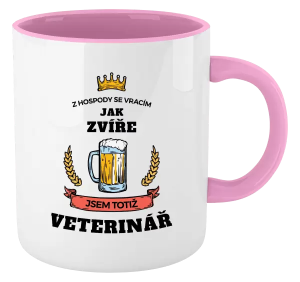 Hrnek Z hospody se vracím - Veterinář