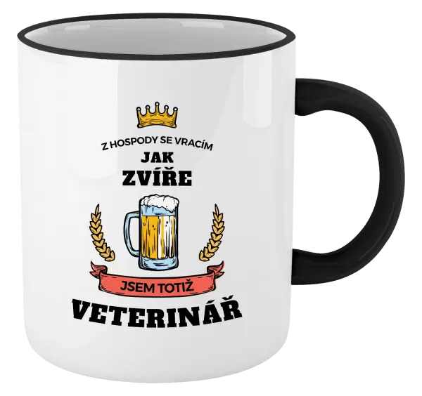 Hrnek Z hospody se vracím - Veterinář