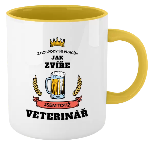 Hrnek Z hospody se vracím - Veterinář