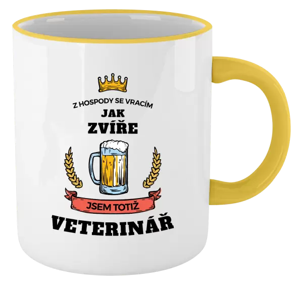 Hrnek Z hospody se vracím - Veterinář