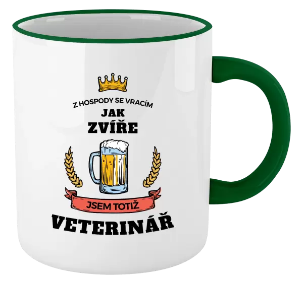 Hrnek Z hospody se vracím - Veterinář