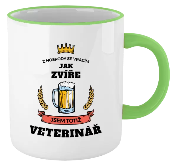 Hrnek Z hospody se vracím - Veterinář