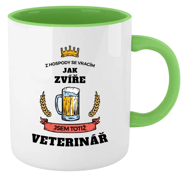 Hrnek Z hospody se vracím - Veterinář