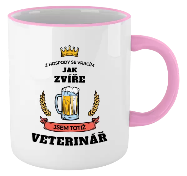 Hrnek Z hospody se vracím - Veterinář