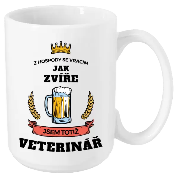 Hrnek Z hospody se vracím - Veterinář