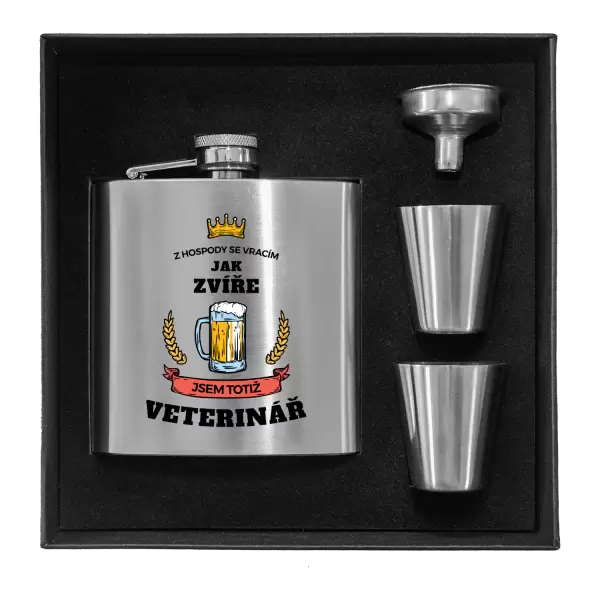 Placatka v krabičce Z hospody se vracím - Veterinář