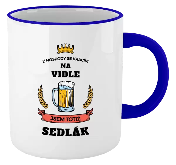 Hrnek Z hospody se vracím - Sedlák