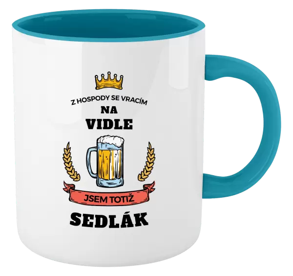 Hrnek Z hospody se vracím - Sedlák