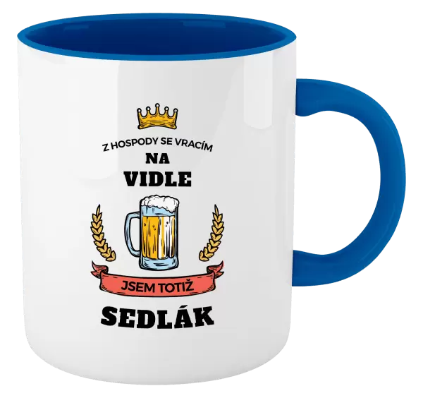 Hrnek Z hospody se vracím - Sedlák