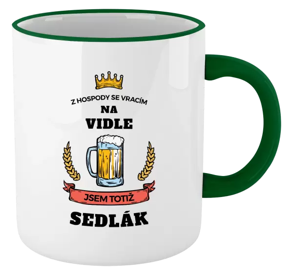 Hrnek Z hospody se vracím - Sedlák