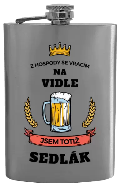 Placatka Z hospody se vracím - Sedlák