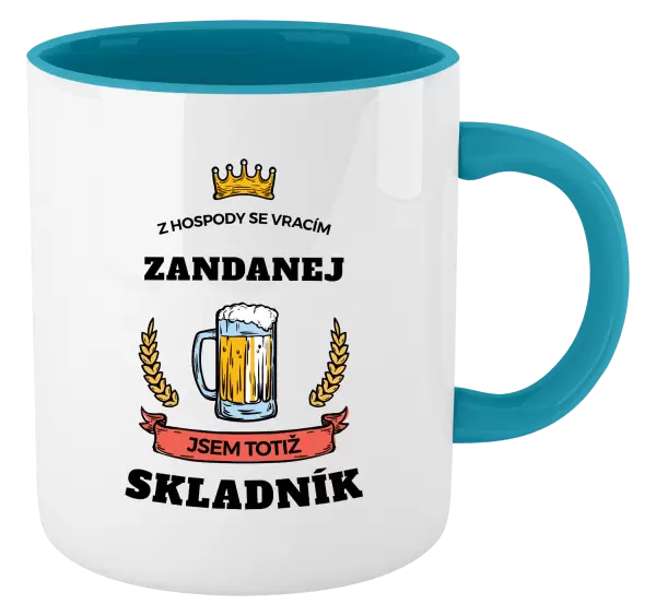 Hrnek Z hospody se vracím - Skladník
