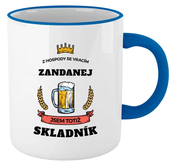 Hrnek Z hospody se vracím - Skladník