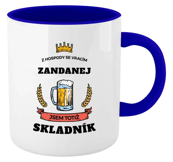 Hrnek Z hospody se vracím - Skladník
